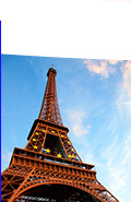 Eiffel Tower with EU stars